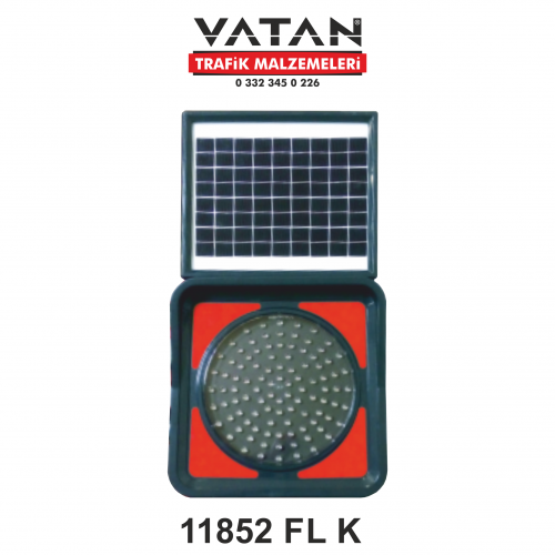 SOLAR LED'Lİ FLAŞÖR LAMBA 11852 FL K