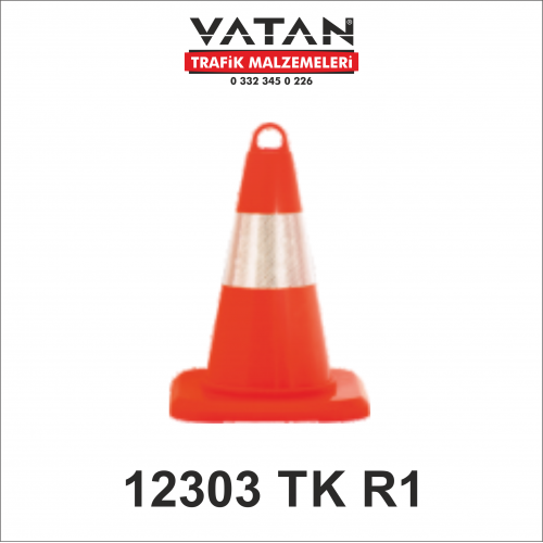 PVC TRAFİK KONİSİ 32 CM