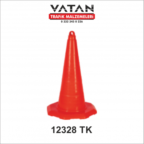 PVC TRAFİK KONİSİ 52 CM