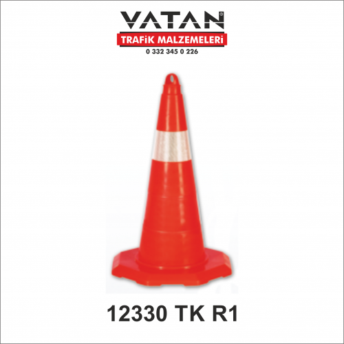 PVC TRAFİK KONİSİ 52 CM