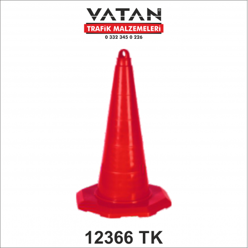 TPE TRAFİK KONİSİ 52 CM