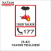 B-42 YANGIN TEHLİKESİ TABELASI