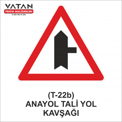 T-22b ANAYOL-TALİ YOL KAVŞAĞI