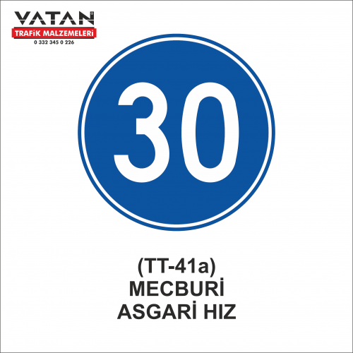 TT-41a MECBURİ ASGARİ HIZ