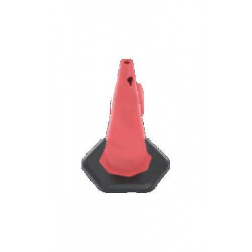 73 cm Ağırlıklı PVC Trafik Konisi (Reflektifsiz)